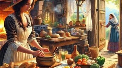 يحكى ان رجلا عاد من العمل باكرا