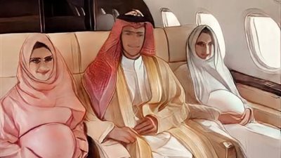 يحكى أن رجلا متزوج امرأتين كاملة